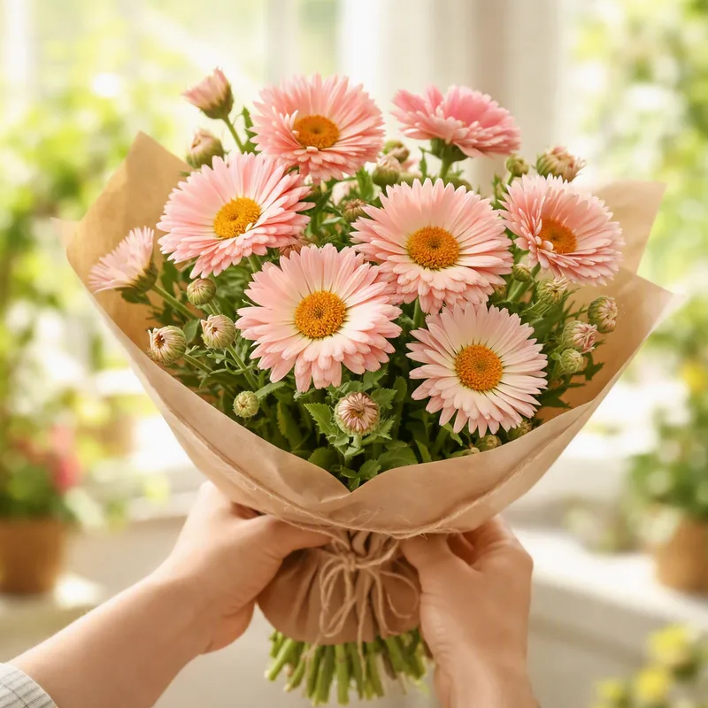 Calêndula - rosa - imagem 3