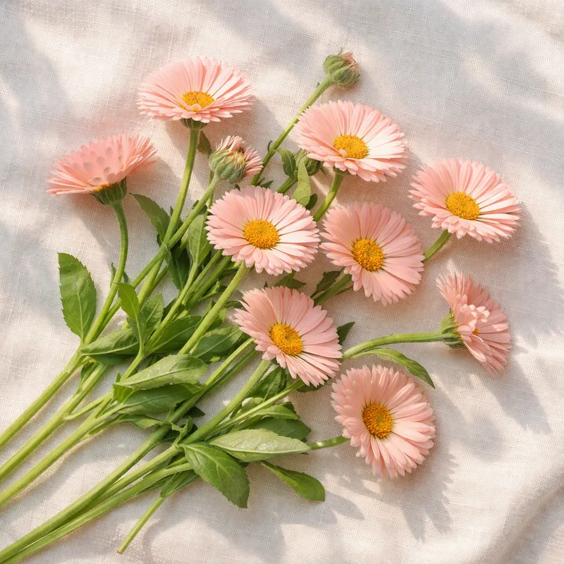 Calêndula - rosa - imagem 4