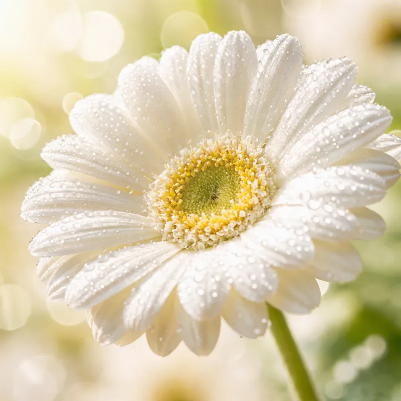 Gerbera branca