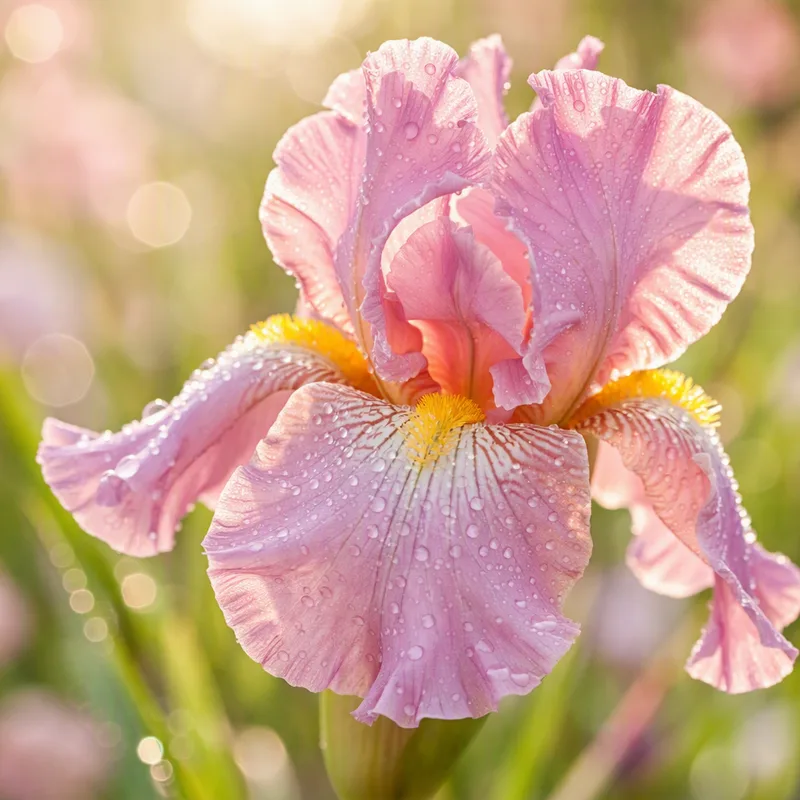 Iris rosa