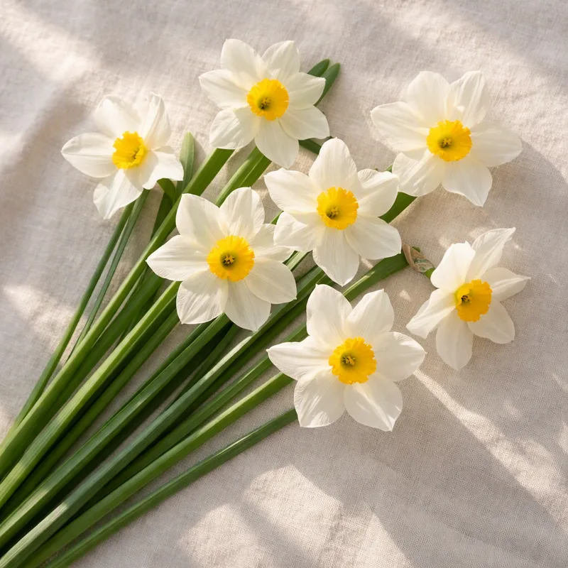 Narciso-trombeta branco - imagem 4