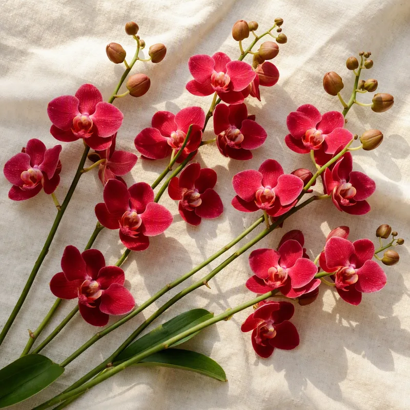 Orquídea-borboleta vermelha - imagem 4