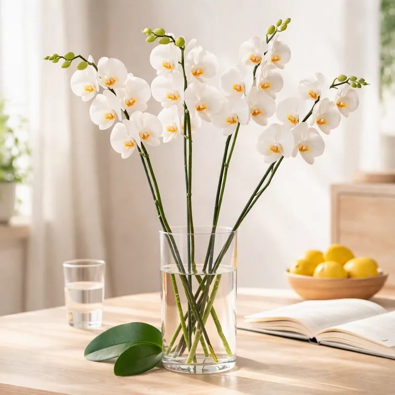 Orquídea branca (Phalaenopsis) - imagem 2