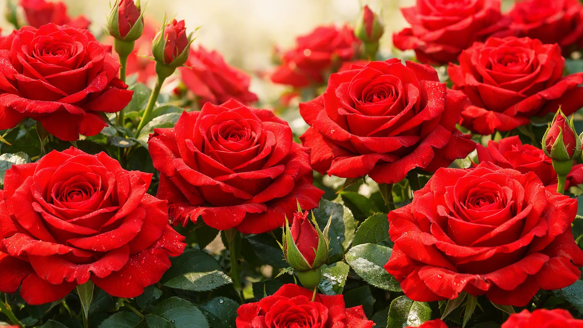 Rosas, rosas vermelhas clássicas