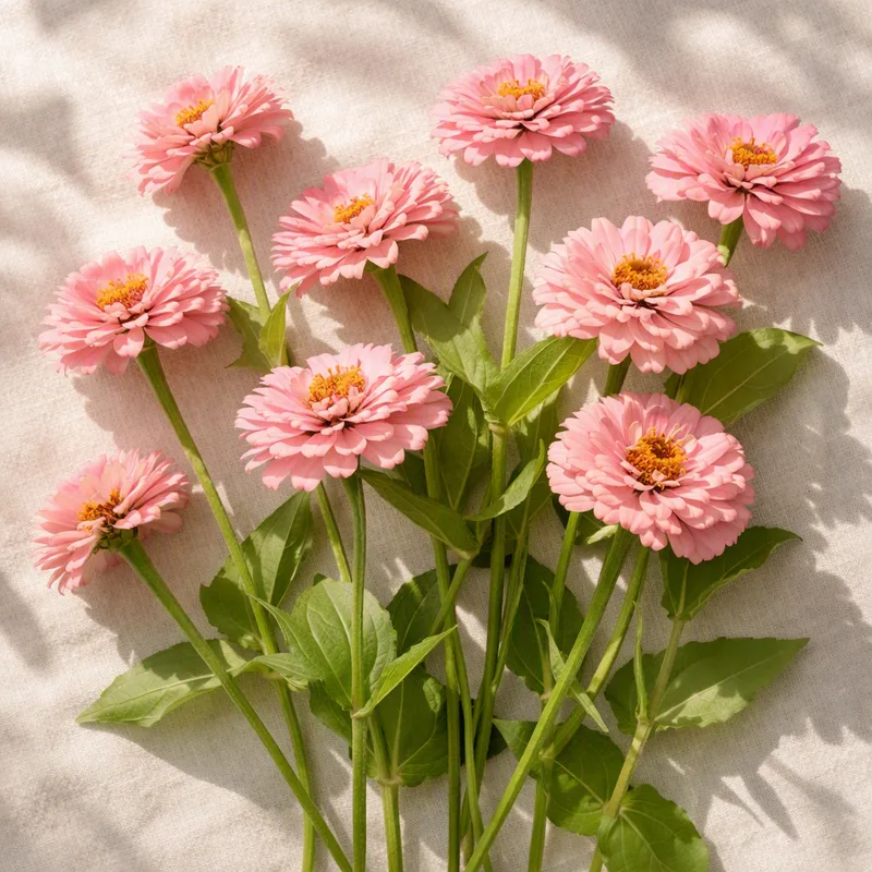 Zínia rosa - imagem 4